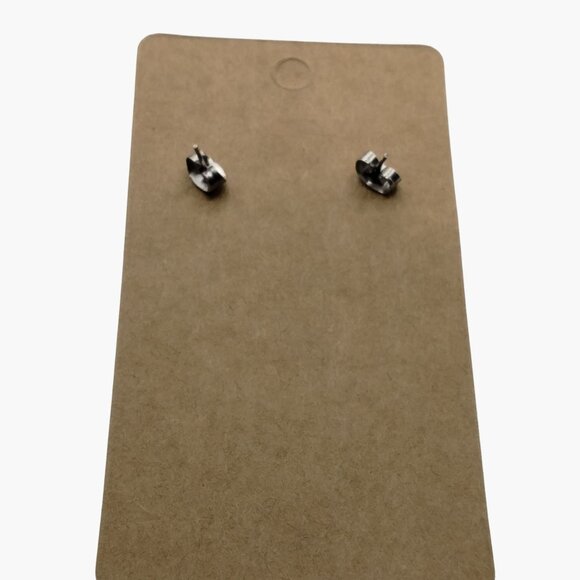 Pink Cut Out Hoop Hoop Earrings Pierced Posts Twee Y2K - Picture 7 of 7